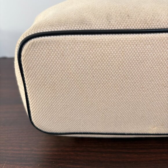 Michael Kors Graffiti Canvas Black Red and Cream Medium Tote - Picture 9 of 15